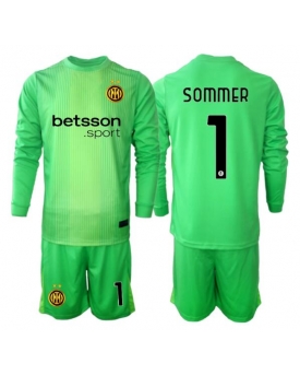 Inter Milan Yann Sommer #1 Portiere Maglia Gara Terza Repliche 2025-26 Bambino Maniche Lunghe Inter Milan Yann Sommer #1 Portiere Maglia Gara Terza Repliche 2025-26 Bambino Maniche Lunghe